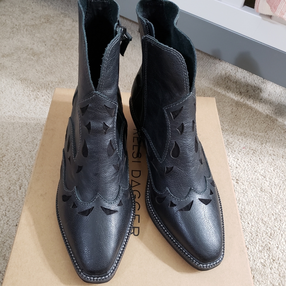 Kelsi dagger cliffry rocky leather boots size 7M